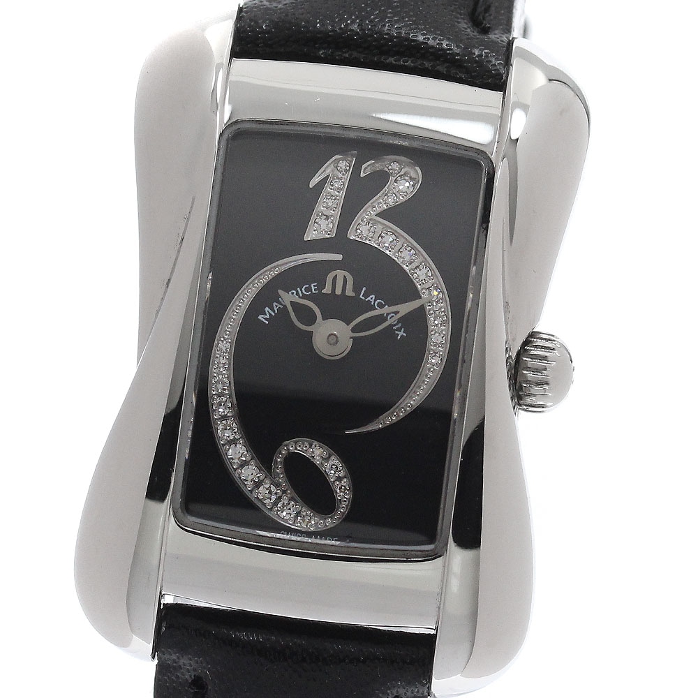 モーリス・ラクロア Maurice Lacroix DV5011 ダイヤモンド クォーツ レディース 良品 _942716【中古】