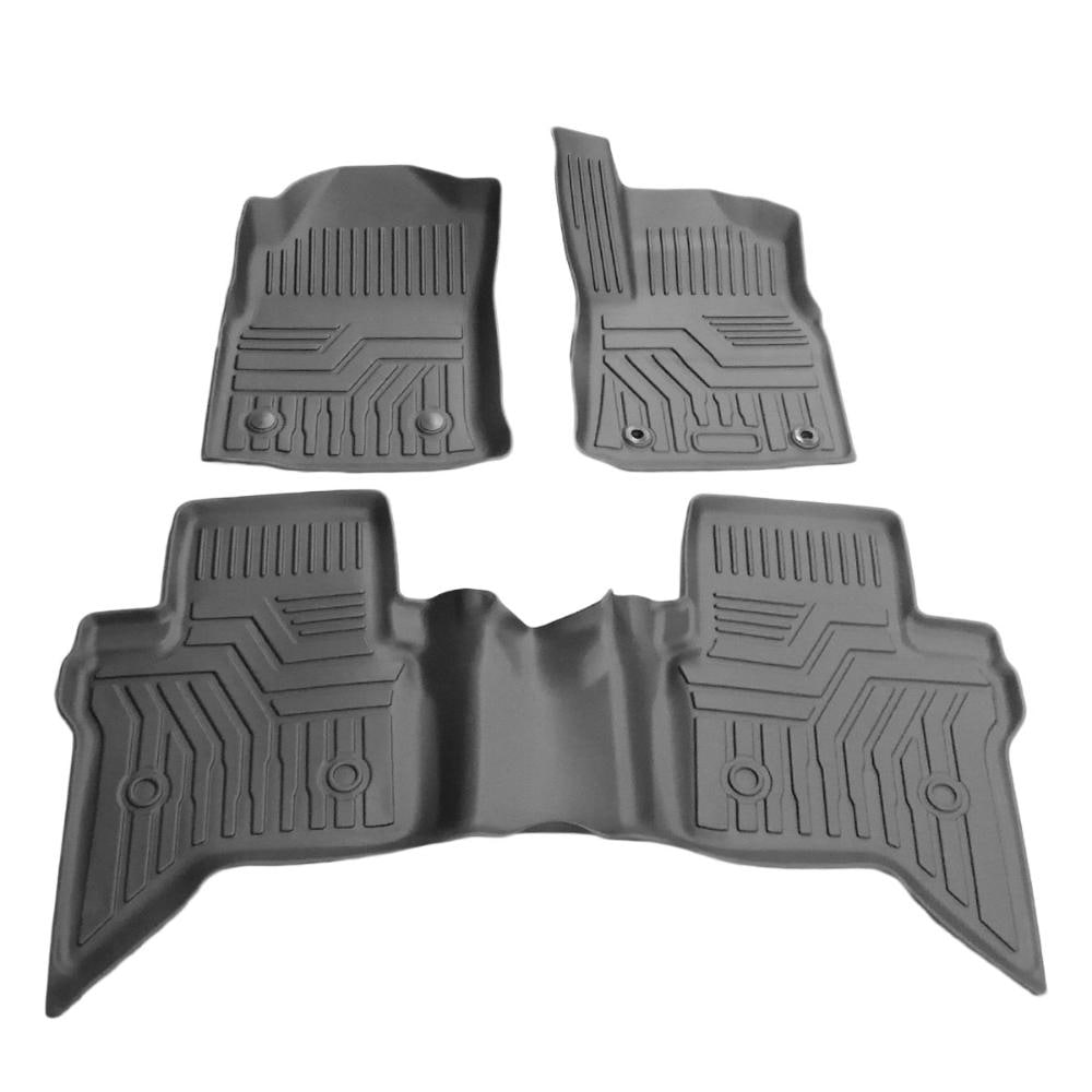 ハイラックス GUN125 フロアマット 3D立体設計 3Dマット 3D立体マット 3D 防水マット ラバーマット 防水 ラバー フロア 立体カーマット AT車ガソリン車専用