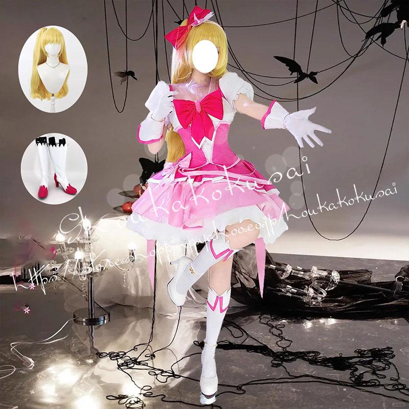 【一部分3日内出荷】魔法つかいプリキュア 朝日奈みらい キュアミラクル Cure Miracle コスプレ衣装 ハロウィン クリスマス イベント コスチューム 変装活動 仮装 学園祭 撮影 祭り