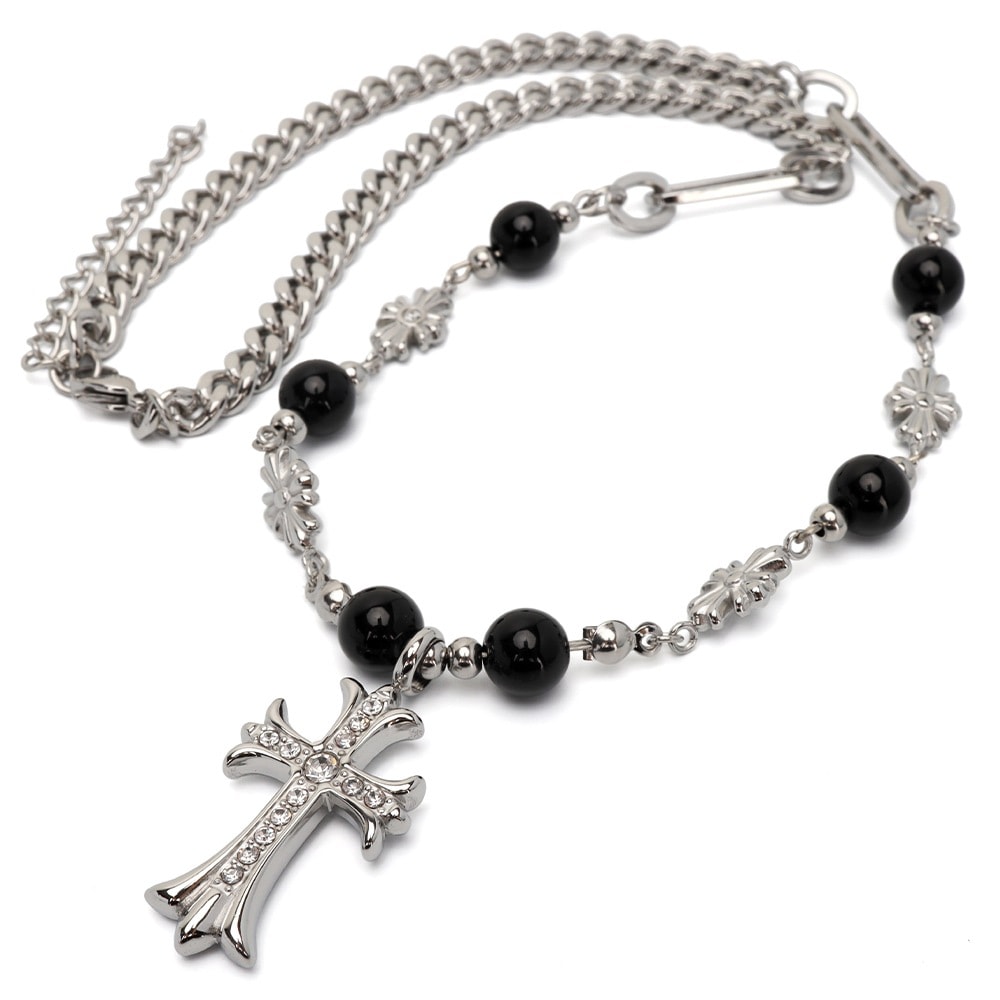 ステンレス デザインチェーンネックレス [n996]