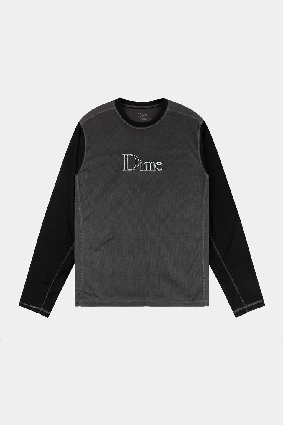 【DIME】 ATHLETIC LONG SLEEVE : CHARCOAL