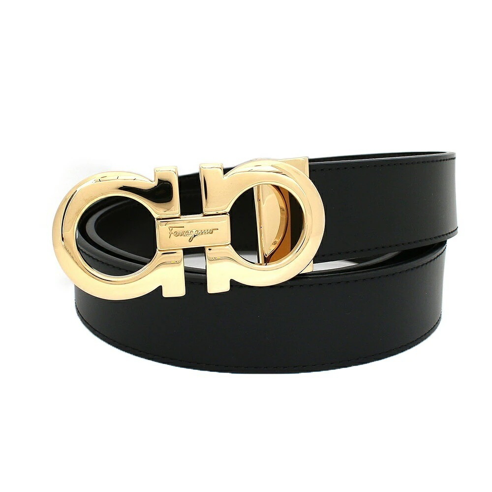 ベルト 675542-586940-110 メンズ レディース ブラック ゴールド