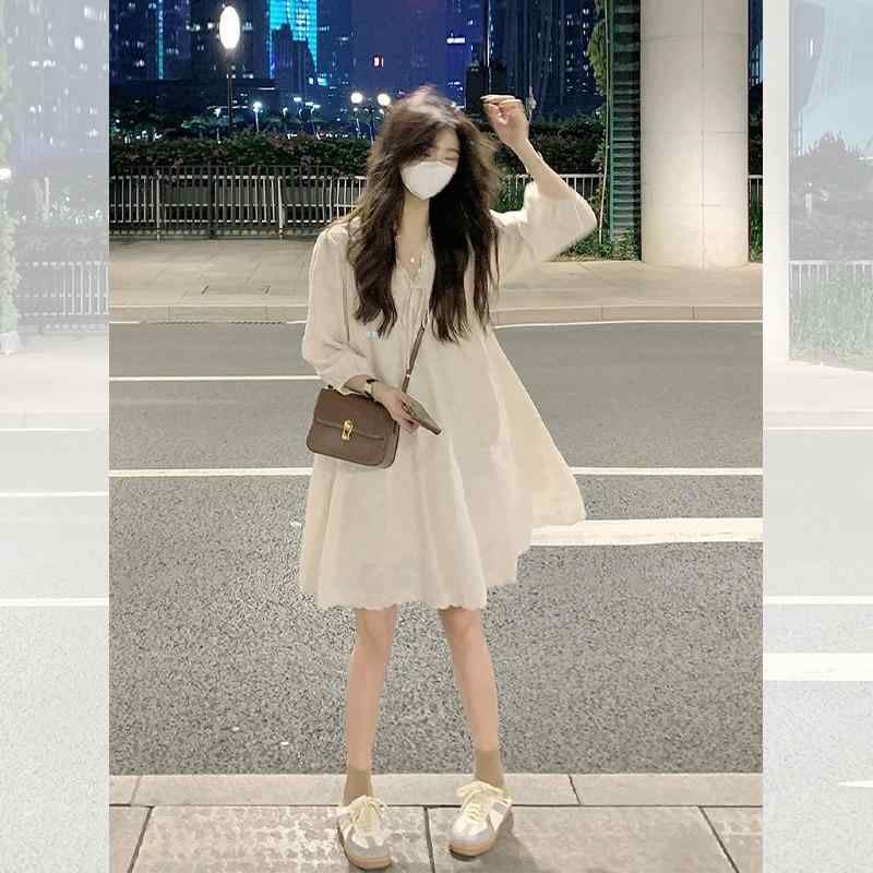 大好評 ドレス 長袖 ワンピース ウエスト ドレス 春秋 豪華 スタイル ワンピース