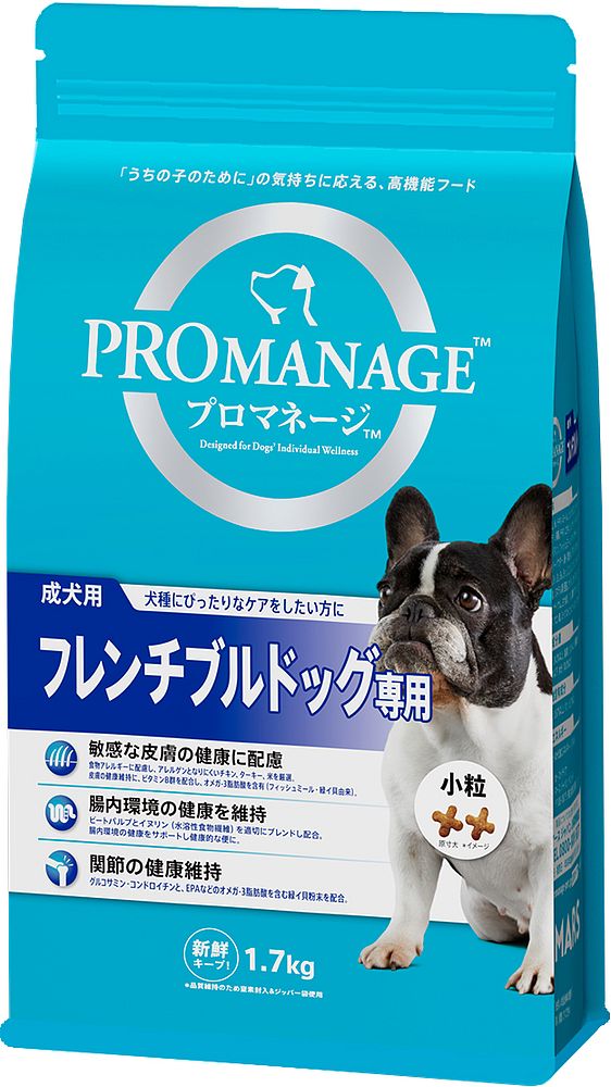 （まとめ買い）マース プロマネージ 成犬用 フレンチブルドッグ専用 1.7kg 犬用フード [x3]