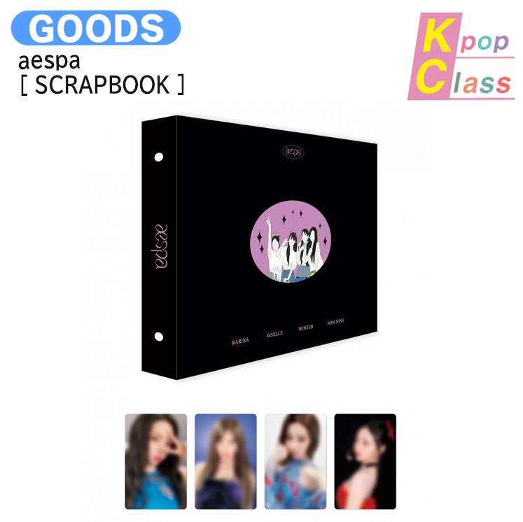 国内発送 aespa [ SCRAPBOOK ] MY First page POP-UP OFFICIAL MD / スクラップブック / 公式グッズ / 予約商品
