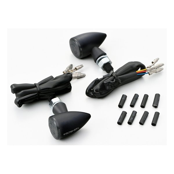 ウインカー LEDテールランプ一体リアウインカー アポロ・ブレット マットブラック 15289