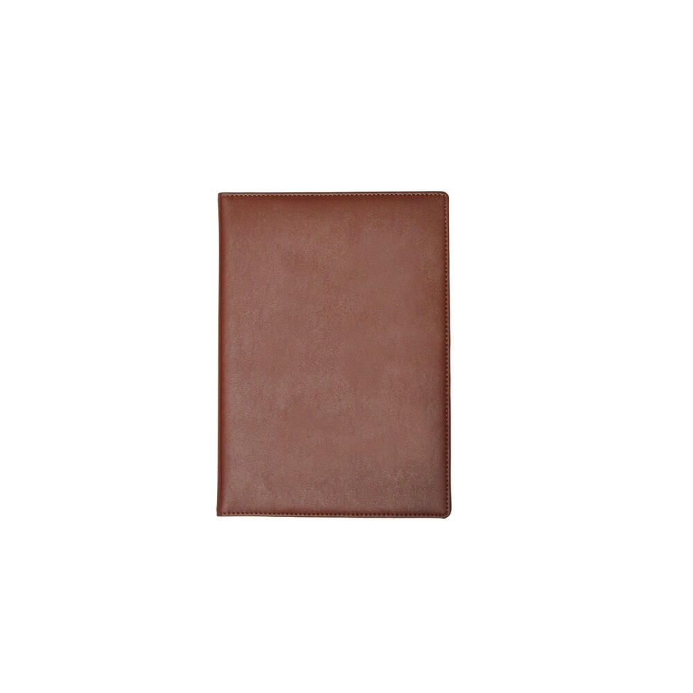 （まとめ買い）コレクト ノートカバー 本革調 A5 茶 CP-55V-BR [x3]