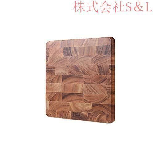 まな板， 大きな正方形まな板エンドグレインカット全体木まな板ブレッドボード寿司プレートスティックで丈夫なキッチンツール