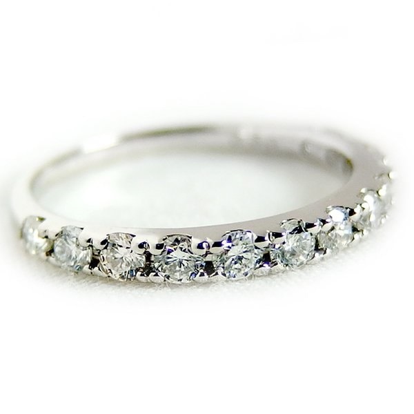 ダイヤモンド リング ハーフエタニティ 0.5ct 10号 プラチナ