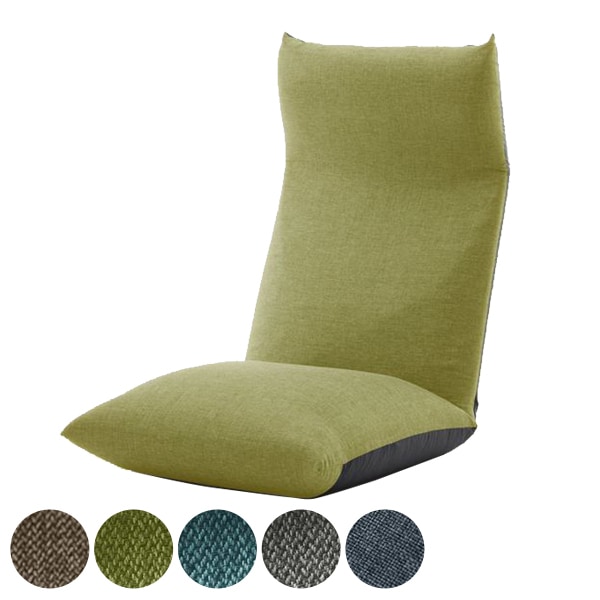 ローチェア ヘッドリクライニング座椅子 座面コイル 座椅子 座いす チェア チェアー 椅子 座イス いす イス フロアチェア リクライニングチェア ソファチェア 1人用 日本製 完成品 一人用