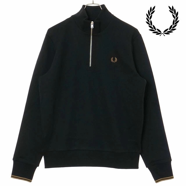 ハーフジップ スウェットシャツ [M3574-S77] HALF ZIP SWEATSHIRT メンズ トップス トレーナー プルオーバー BLACK/SHADEDSTONE 正規取扱店
