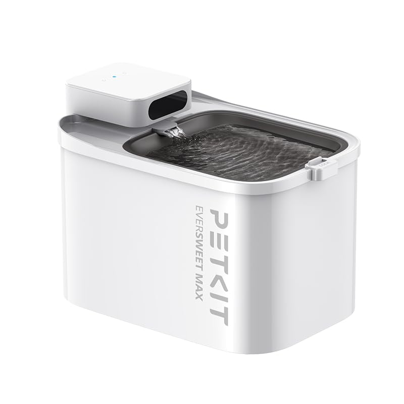 [neikonu store-petkit]ペット用スマート給水器 P4115 エバースイートMAX 大容量 3L コードレス対応 消音設計