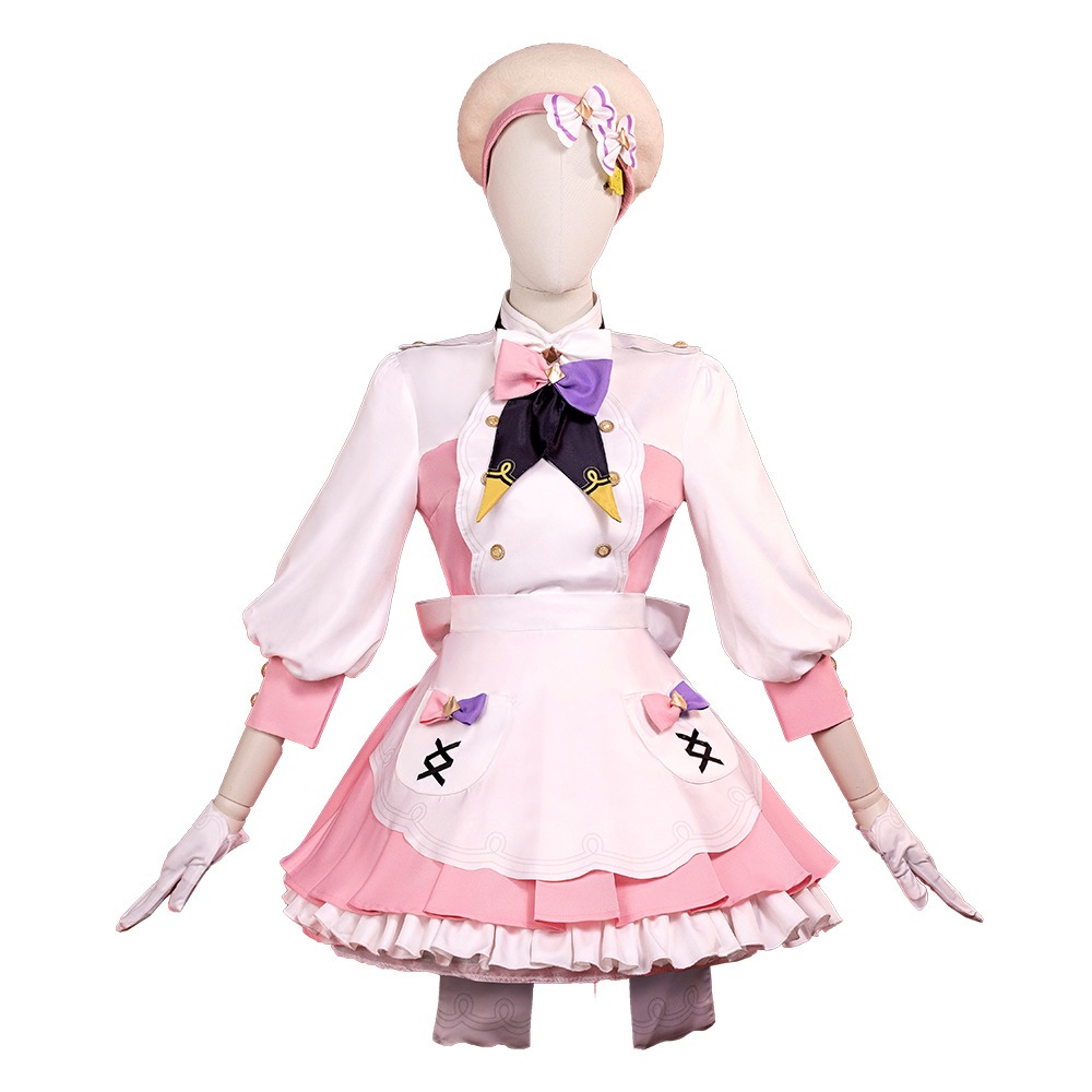【限定SALE】プレミアム品質 付属ウィッグ にじさんじ VTuber× レストラン Speciale Berry 二次元コスプレ アニメゲーム レディーススカート