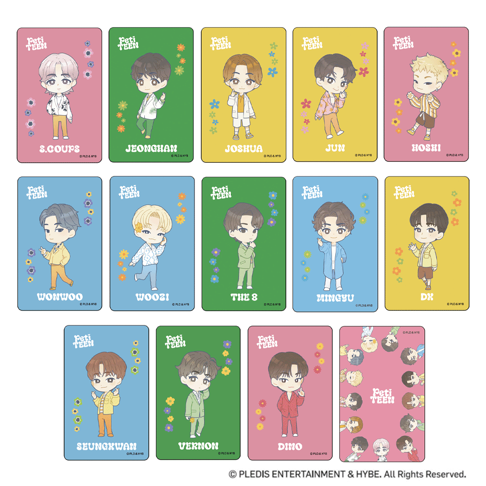 スマホケースに挟むだけ まじかる百貨店 PetiTEEN レンチキュラーステッカー フルセット