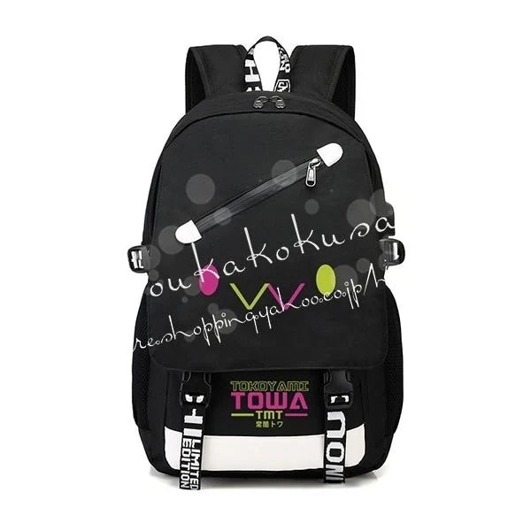【最安値挑戦】2024新品 バーチャル 常闇トワ バック 周辺 リュックサック 大容量 おしゃれ 高校生 収納バッグ 学生 子供 女子男子 男女兼用