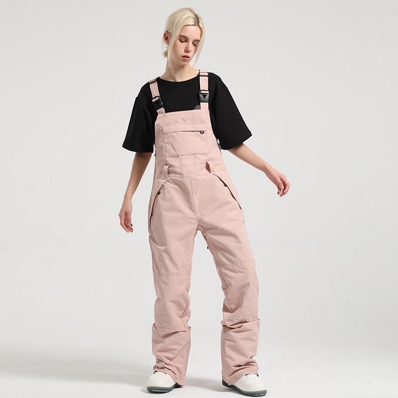 スノーボード スキー スキーウェア スキー ウィンタースポーツ スキーウェア スキー レディースウェア メンズシングルボード防風性防水性耐摩耗性のある女性用の新しい冬用スキーパンツ屋外ダブル