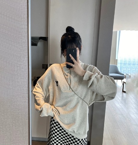 トップス ルームウェア 長袖 ボリューム袖 大人可愛い きれいめ シンプル カジュアル おしゃれ かっこいい ラフ メンズライク ボーイッシュ ラブリー キュート ガーリー 無地 10代 20代