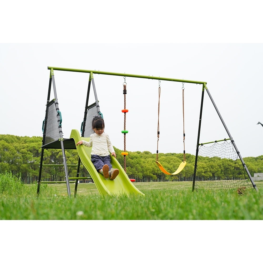 【国内即日発送】大型遊具 屋外遊具 滑り台 ブランコセット 多機能 室外遊び ジャングルジム 遊具 すべり台 家庭用 男の子 女の子 お庭ブランコ 子供用 幼児用 アウトドア 滑り止め 安心 自宅 家