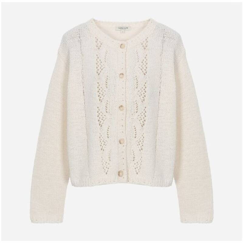 [レディース] クロシェ ラウンドネック カーディガン T262MCD153W