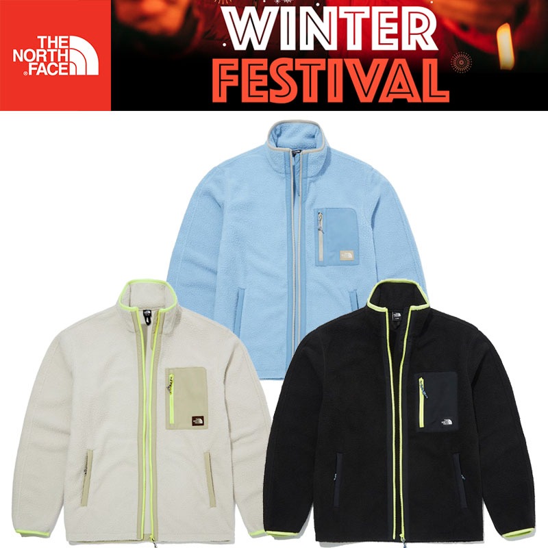 韓国正規品保証 関税負担なし NJ4FM01C NOMADIC FLEECE JACKETデイリー 基本 着装 男子 女子 人気 韓国 ファッション 男女共用 アウトドア