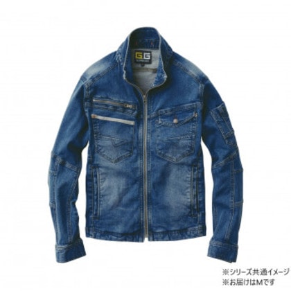桑和 1092-00 デニムブルゾン Mサイズ ミッドインディゴ(557) G.GROUND