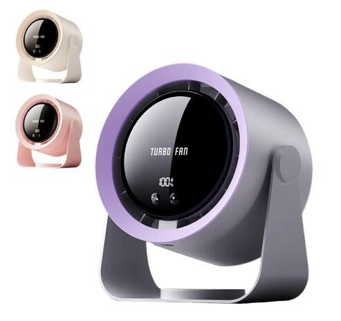 【20%超還元セレクト】ファン 強力なターボファン搭載 携帯扇風機 100段階風量調節 卓上扇風機 充電式 4000mAh大容量 LEDデジタル表示 ポータブル小型扇風機 軽量