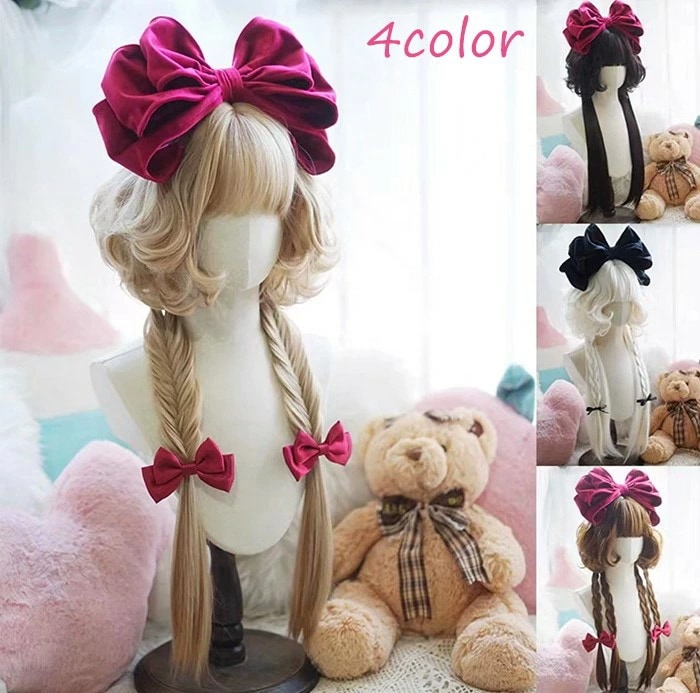 ウィッグ ゴスロリ 全4色 コスチューム 甘美 仮装 超自然 レディース フルウィッグ ロング 巻き髪 前髪あり 可愛い かわいい 大人用 コスプレ ロリータ 原宿風 dp014lclcm6