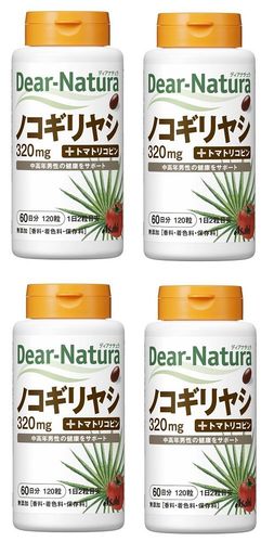 【まとめ買い】ディアナチュラ ノコギリヤシ120粒(60日)×4個