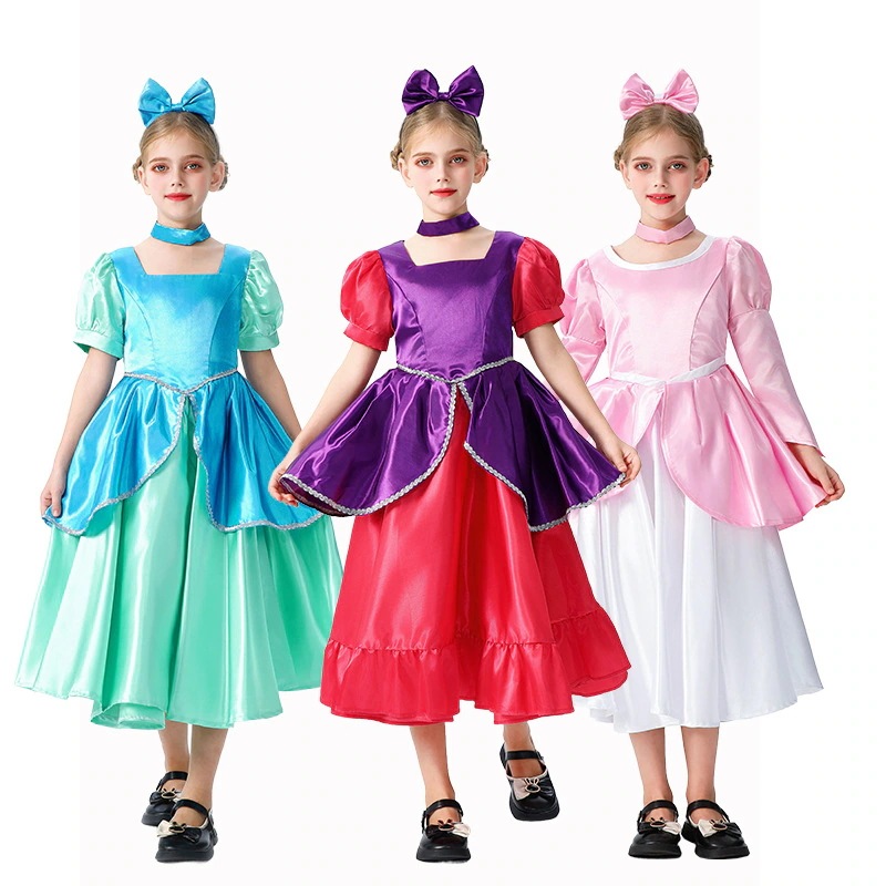 ハロウィン子供用コスチューム シンデレラ コスプレコスチューム シンデレラカーニバルプリンセスガールステージパフォーマンスコスチューム