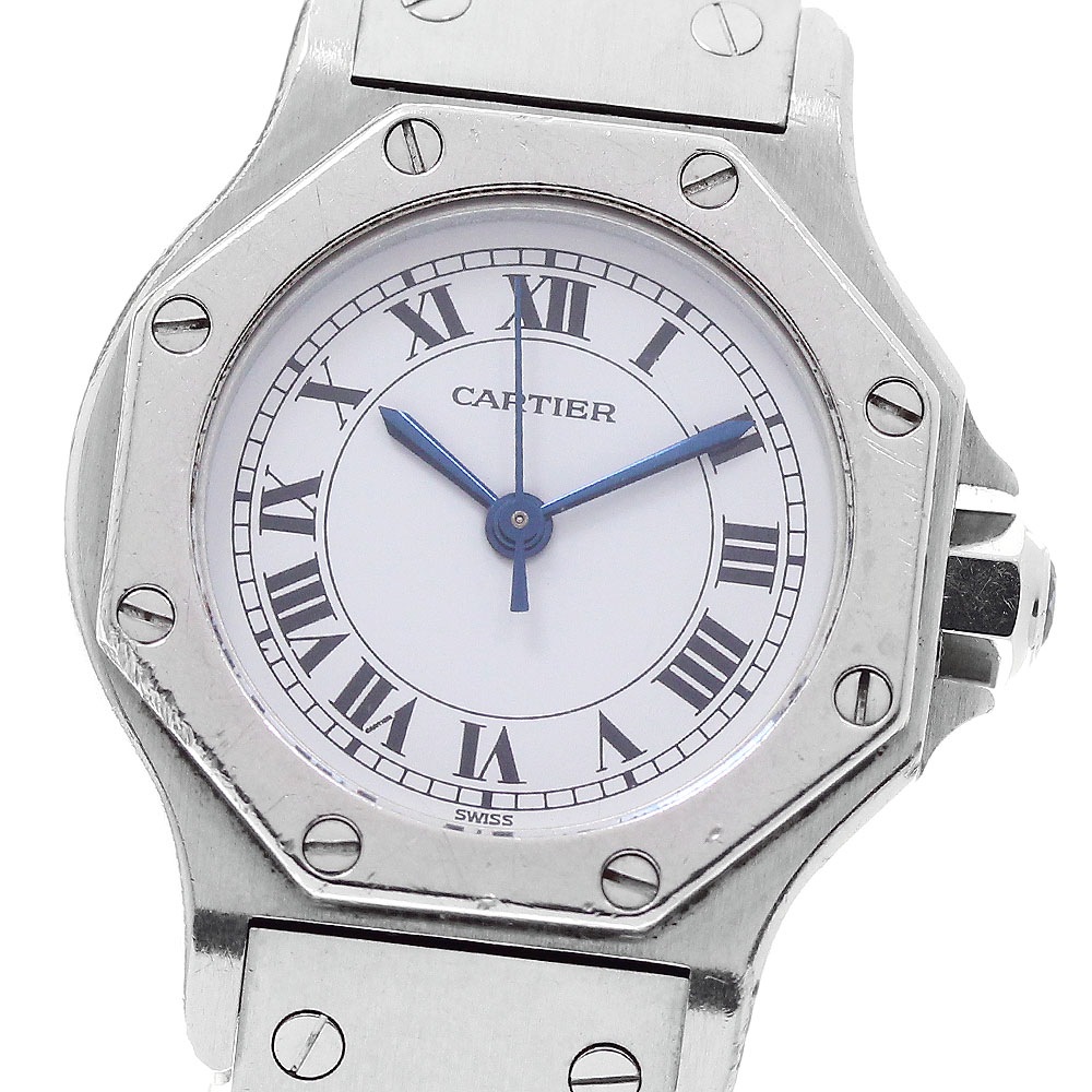 カルティエ CARTIER サントスオクタゴンSM 自動巻き レディース _945514【中古】