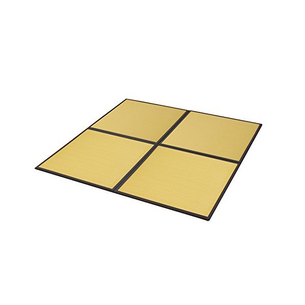 1110460020204 水拭きできる ポリプロピレン 置き畳 ユニット畳 スカッシュ ベージュ 82×82×1.7cm 4枚1セット 軽量タイプ メーカー直送
