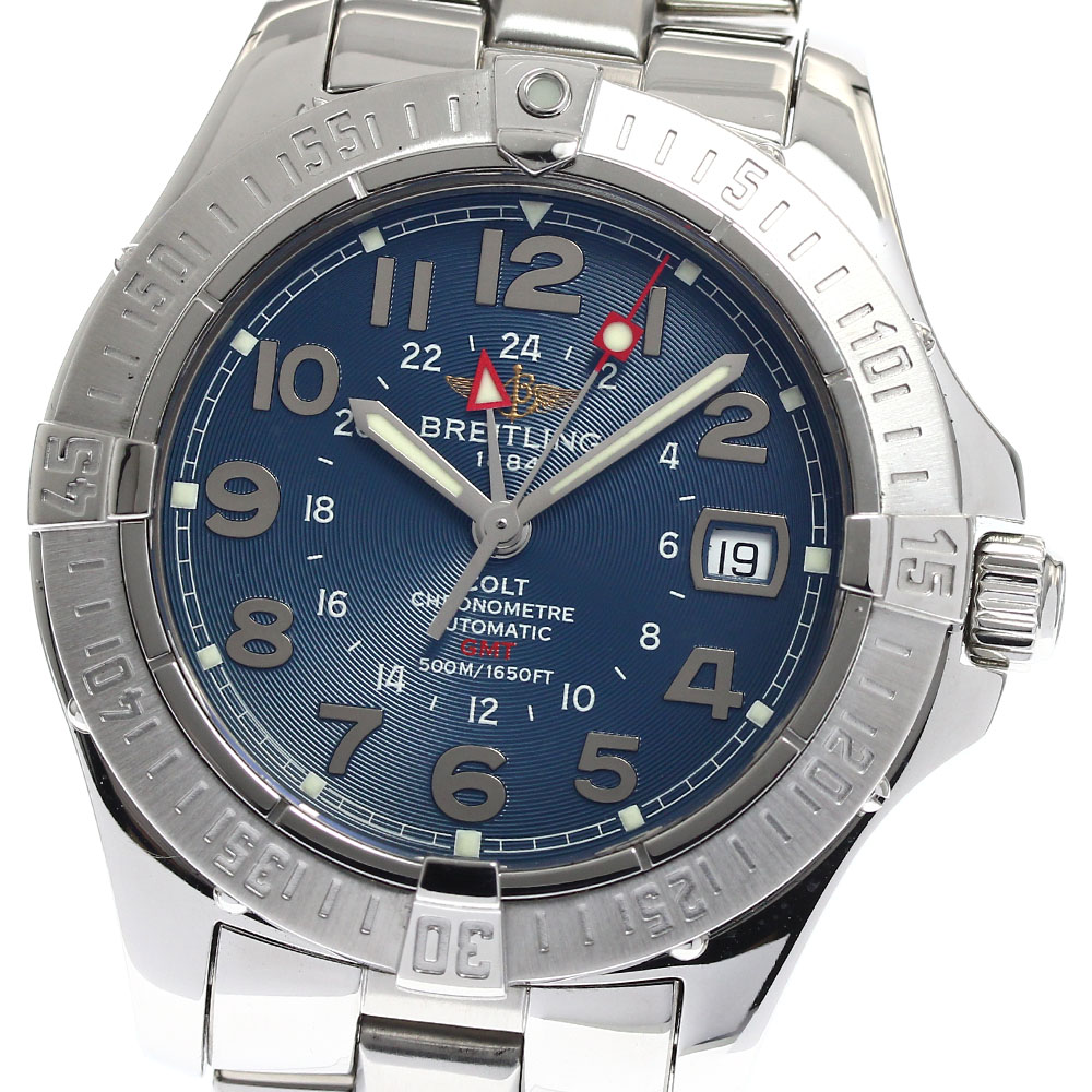 ブライトリング BREITLING A32350 コルト GMT 自動巻き メンズ _888297【中古】