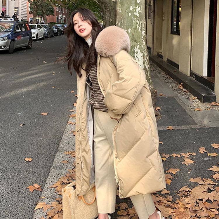 大人気 上品 ダウン(90%) 秋冬　ロングダウンコート レディース ダウンコート ロング フード付き レディース ダウンジャケット ロングコート アウター ダウン 軽量