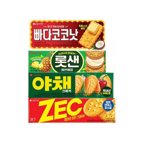 ロッテ製菓 ロッテビスケット 4種(277g) 計x5セット