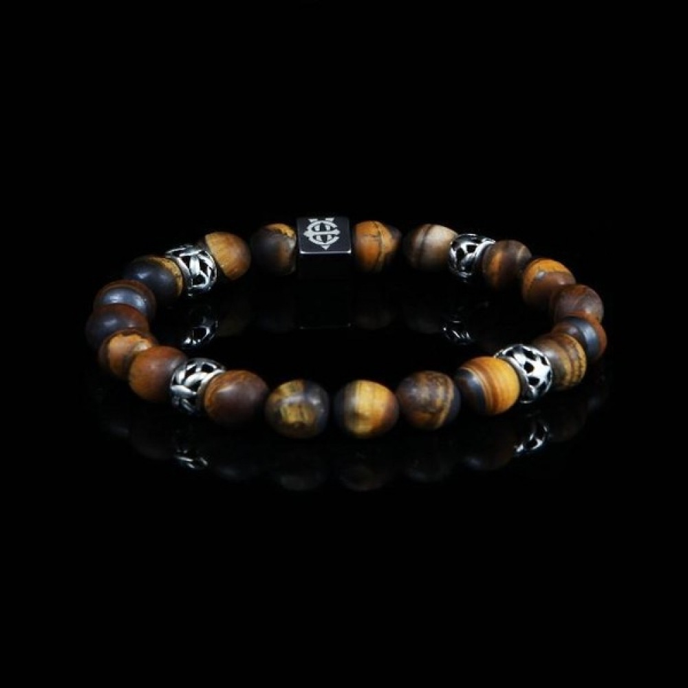 (8巻) EV 1 ビーズブレスレット (ダークブラウン)