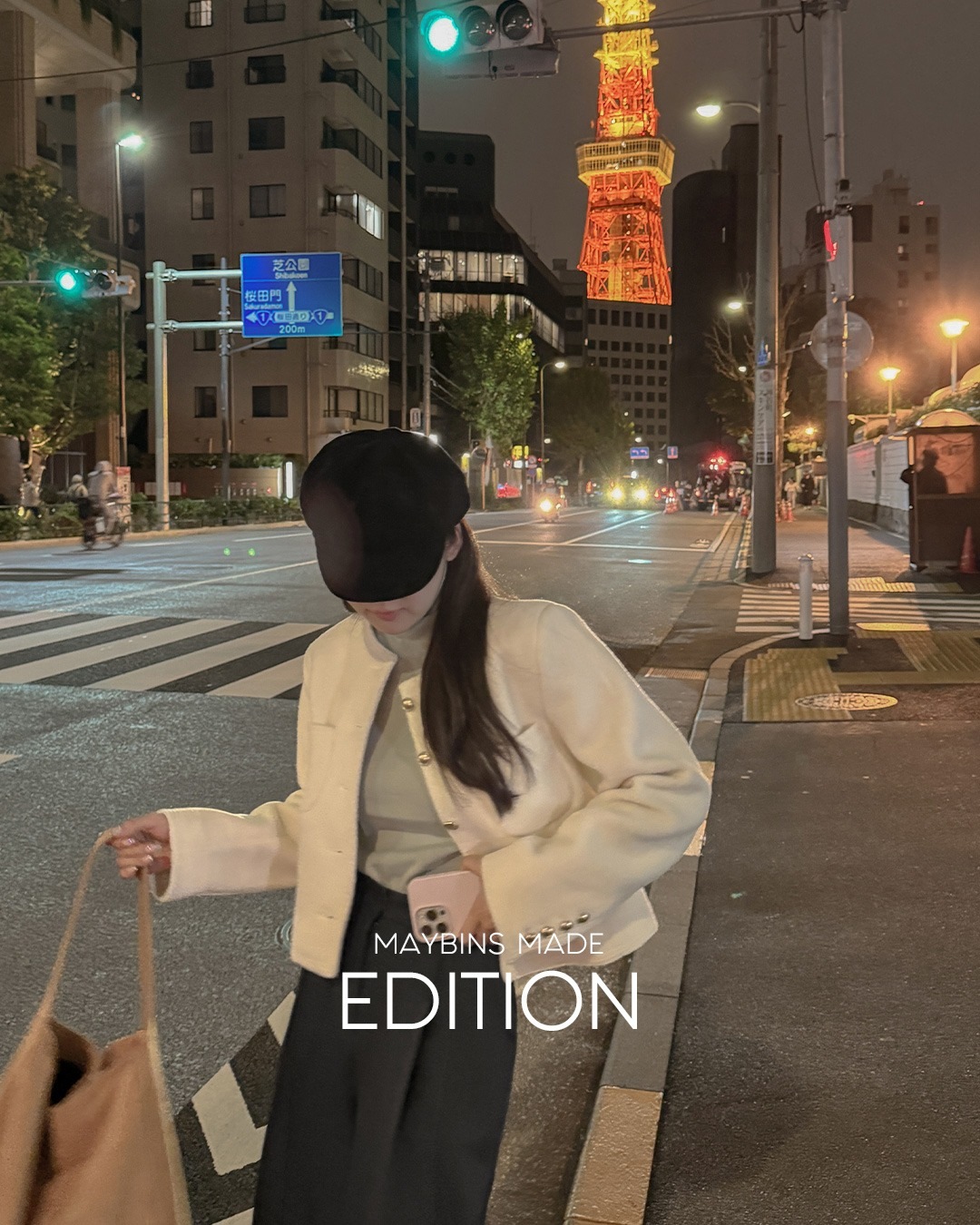 ノーカラーブーグルジャケット韓国ファッション レディース