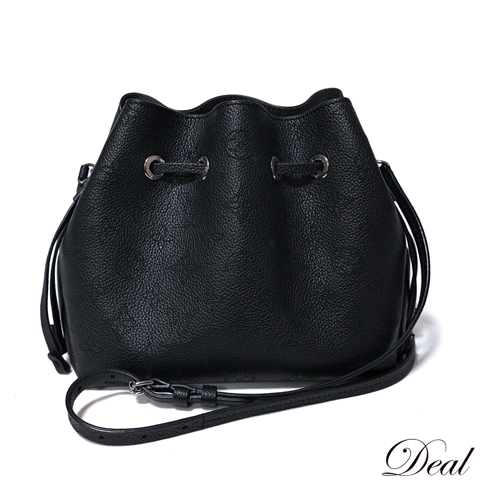 SALE ルイ・ヴィトン ベラ モノグラム マヒナ M57070 ブラック レディース ショルダーバッグLV