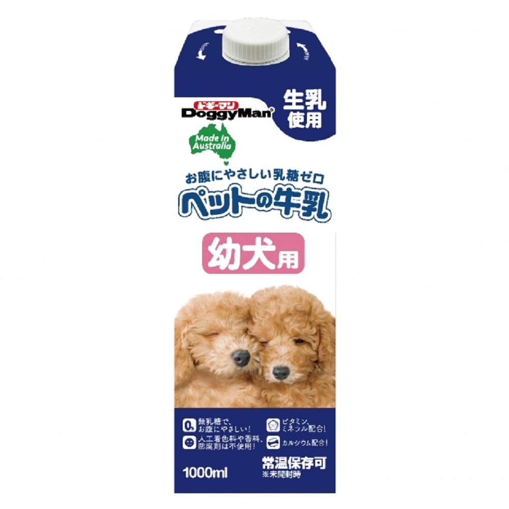 ドギーマン ペットの牛乳 幼犬用 1.0リットル (x 10) (ケース販売)