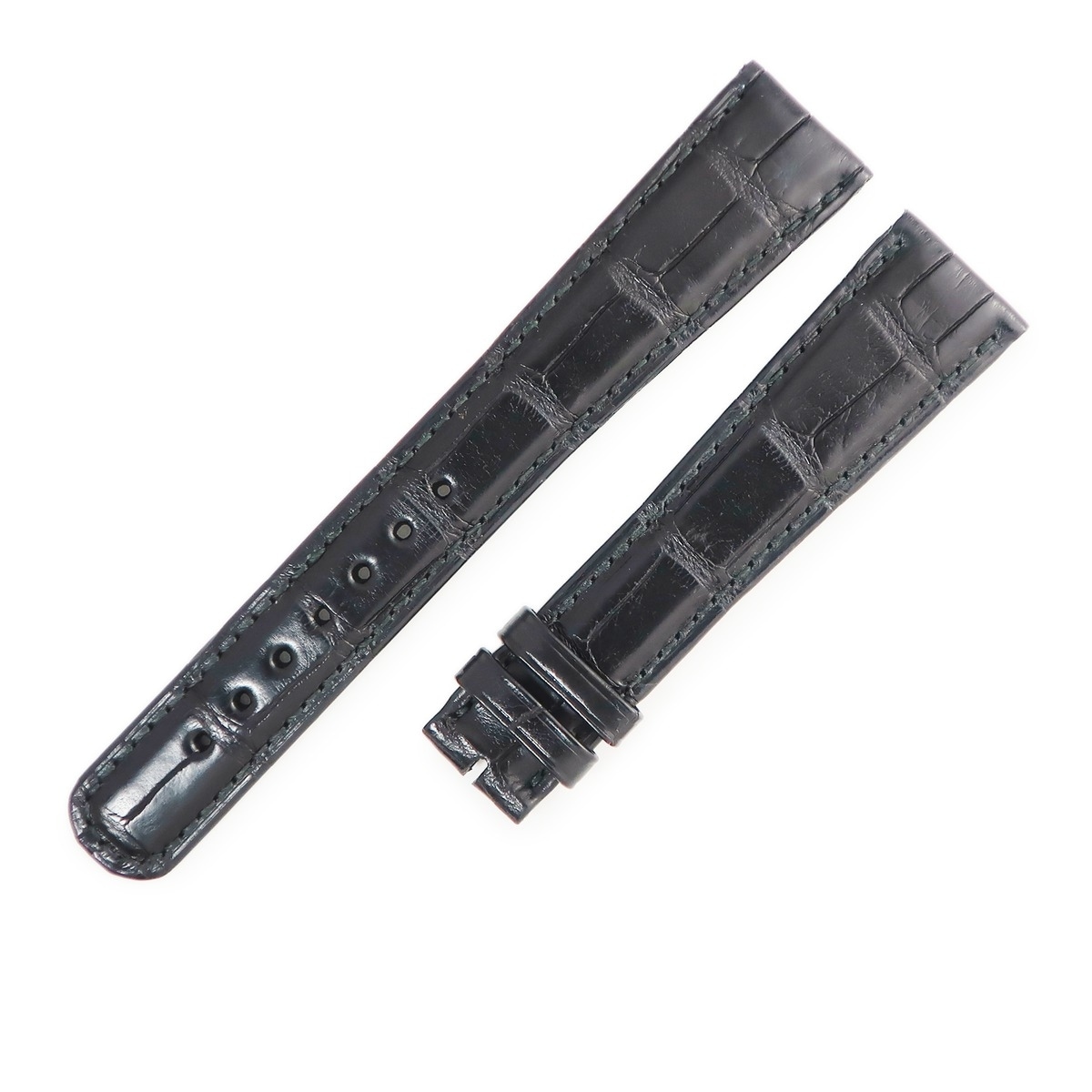 ランゲ&ゾーネ LANGE&SOHNE 腕時計パーツ 純正 クロコダイル ブラック 未使用 替え ベルト ストラップ クロコ バンド 替え 交換 本革 アリゲーター 20ｍｍ ブラック 黒 【中古】 22,100円