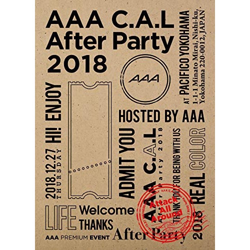AAA ／ AAA C.A.L After Party 2018(Blu-ray Disc) (Blu-ray) AVXD-92806 5,066円