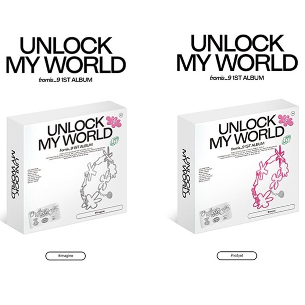 [未開封新品] （2種セット）プロミスナイン正規1集Unlock My Worldキット
