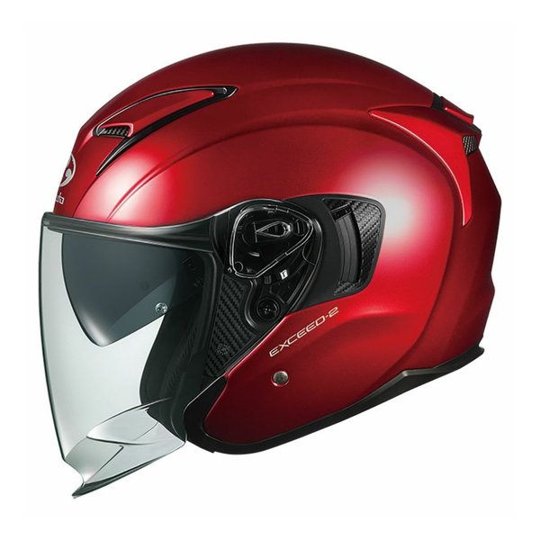 OGK EXCEED-2 シャイニーレッド M EXCEED2シャイニーレッドM