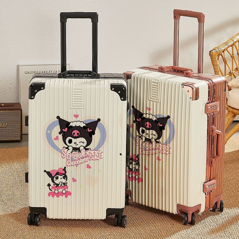 スーツケースの女性クロミスーツケース丈夫で丈夫な男子学生が宿泊しています