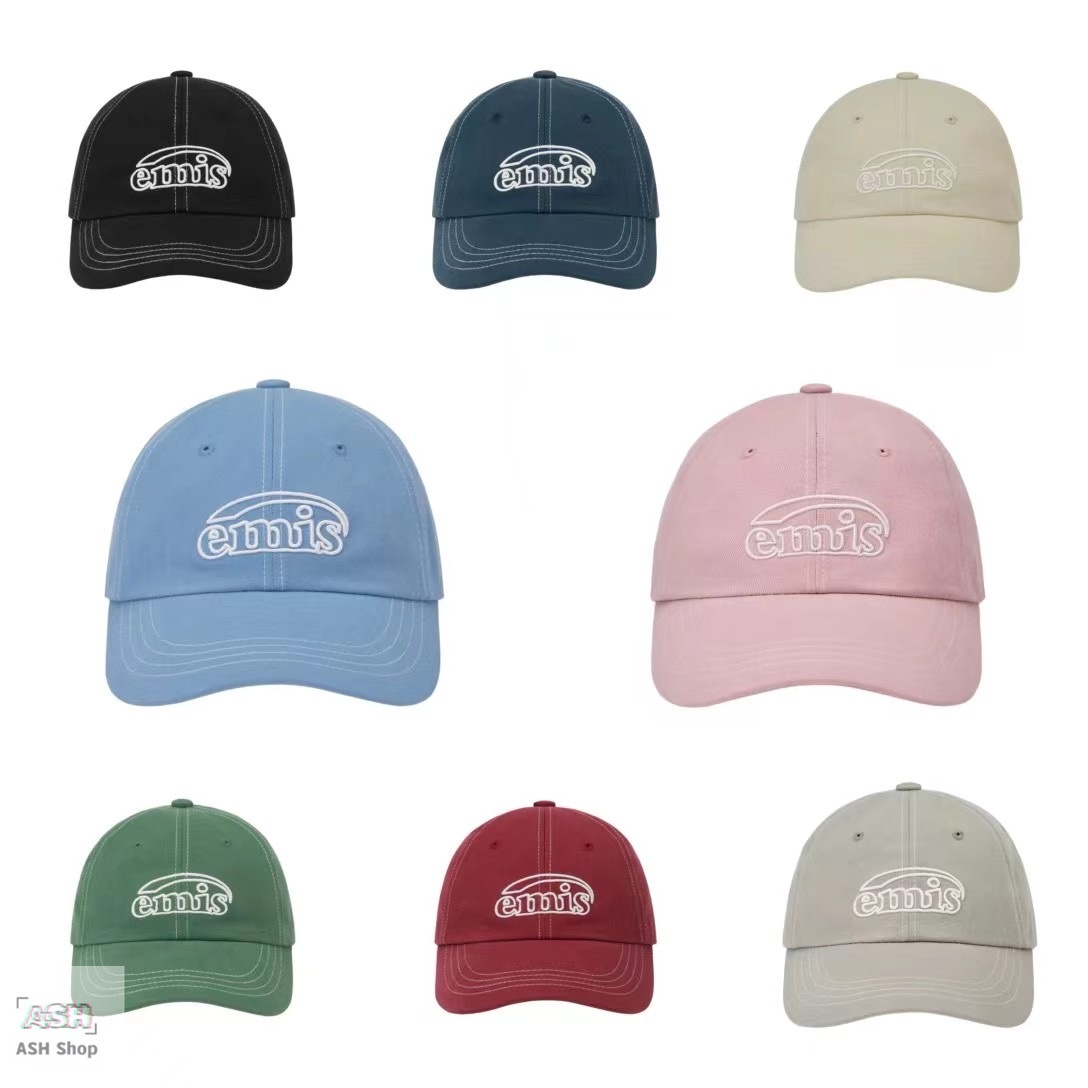 EMISCOTTON BRUSHED ロゴ キャップ [8カラー]