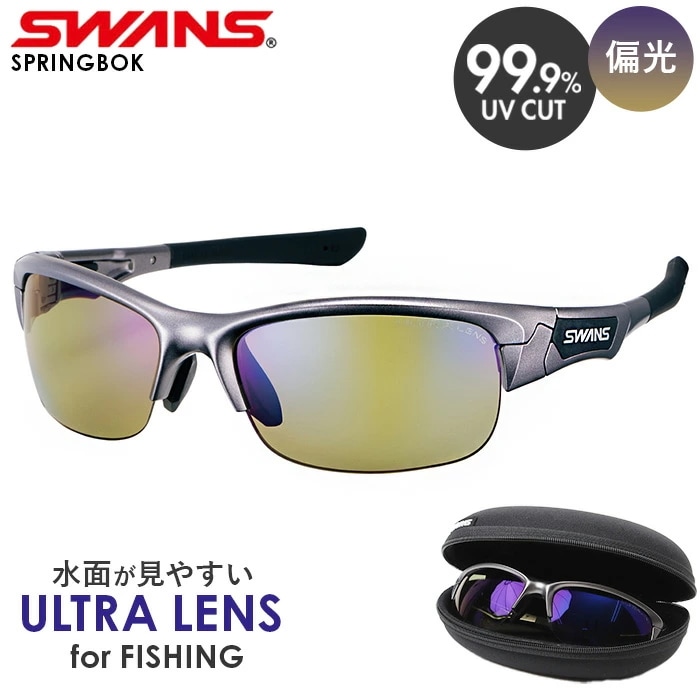SWANS スワンズ スポーツサングラス SPB-0168 通販 サングラス 偏光サングラス メガネ めがね 眼鏡 偏光レンズ 偏光 SPRINGBOK メンズ レディース 男女兼用 ユニセックス 釣