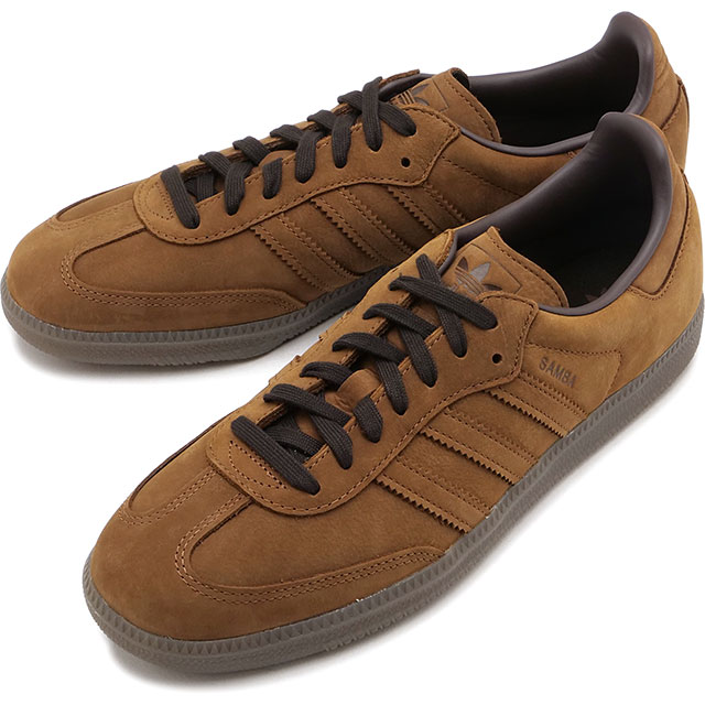オリジナルス スニーカー メンズ サンバ OG [IH4387] レザー ローカット プリラブドブラウン/オーロラコーヒー/ガム 正規取扱店