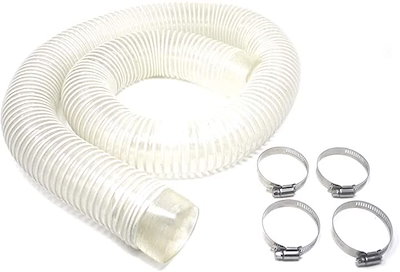 他サイト： 集塵機用 フレキシブルホース ステンレス バンド セット 自作 サイクロン 集じん機 パーツ 長さ 約1.5m 内径 約55mm(長さ 約1.5m 内径 約55mm)の商品画像