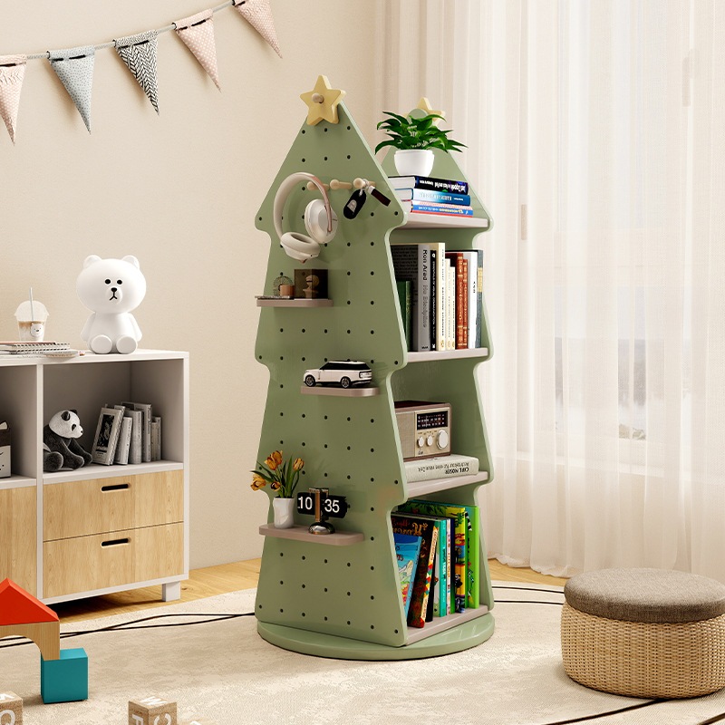 子供の回転する本棚絵本棚棚読書赤ちゃんおもちゃの収納棚床床の床の床の床の床の床の子供用部屋 20,098円