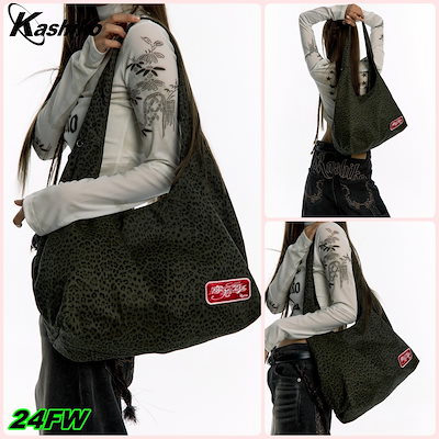 【KASHIKO】 Leopard Print Shoulder Bag/ショルダーバッグ Kashiko Leopard Print Shoulder Bag