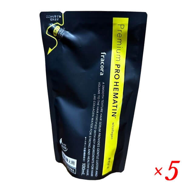 フラコラ プロヘマチン原液 詰め替え用パウチ 100ml ５袋セットヘマチン 原液